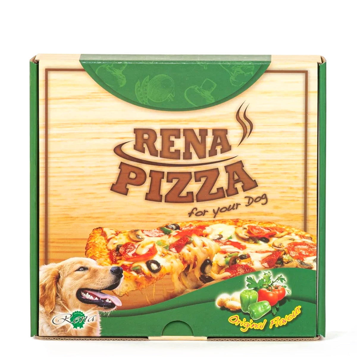 Rena's Dog Pizza - 12 Large Slices - 500g - Zigly