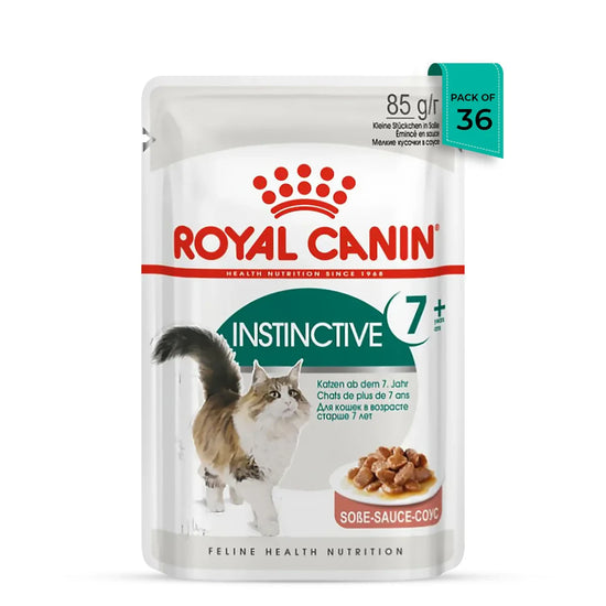 Royal Canin Instinctive 7+ Years Mature Wet Cat Food - All Breed Adult - 85g - Zigly