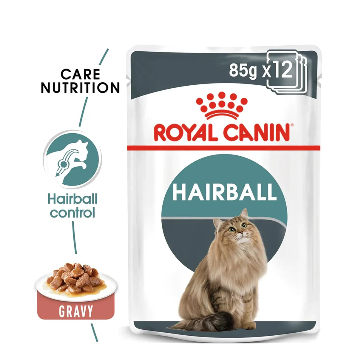 Royal Canin Hairball Care Wet Cat Food - All Breed Adult - 85g - Zigly