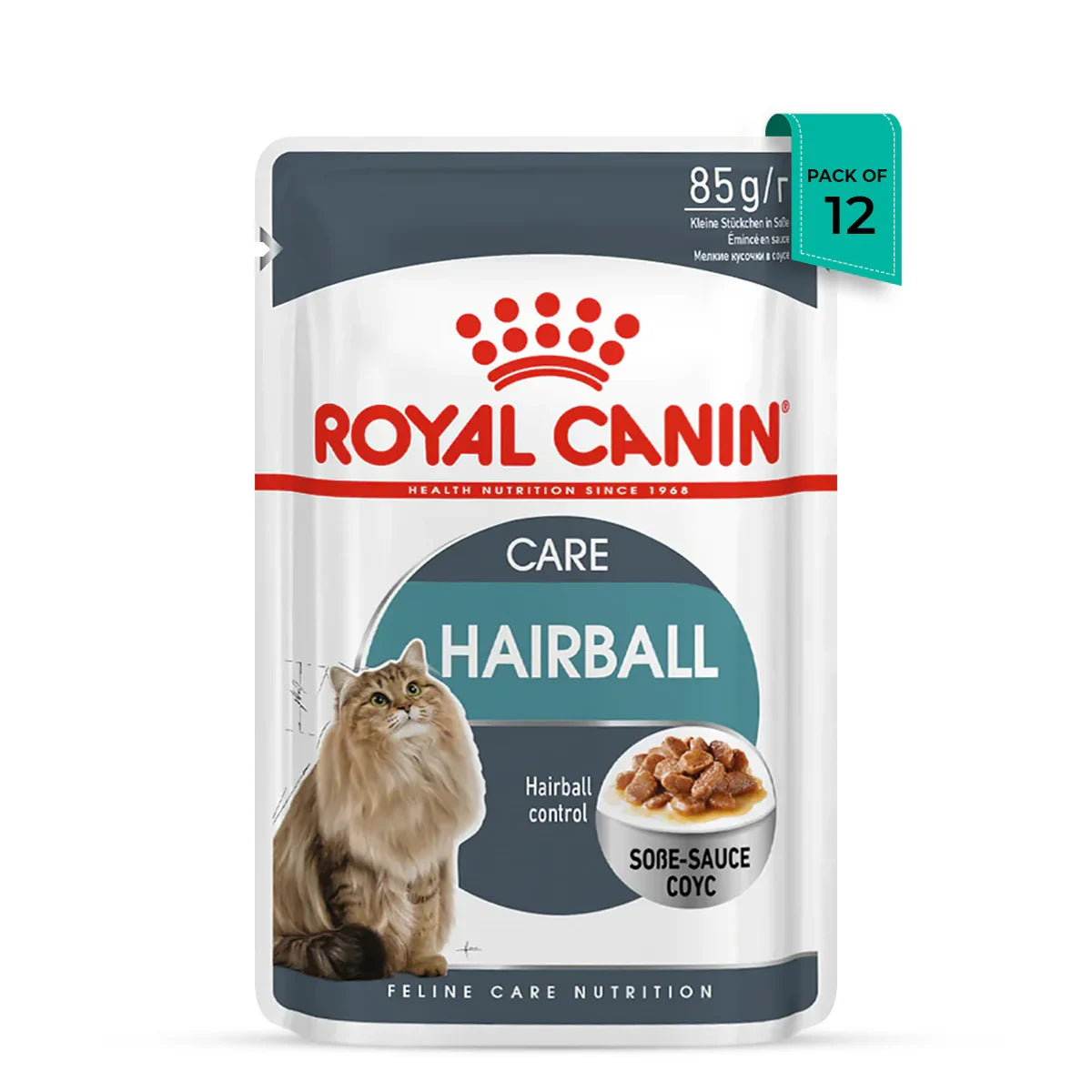 Royal Canin Hairball Care Wet Cat Food - All Breed Adult - 85g - Zigly