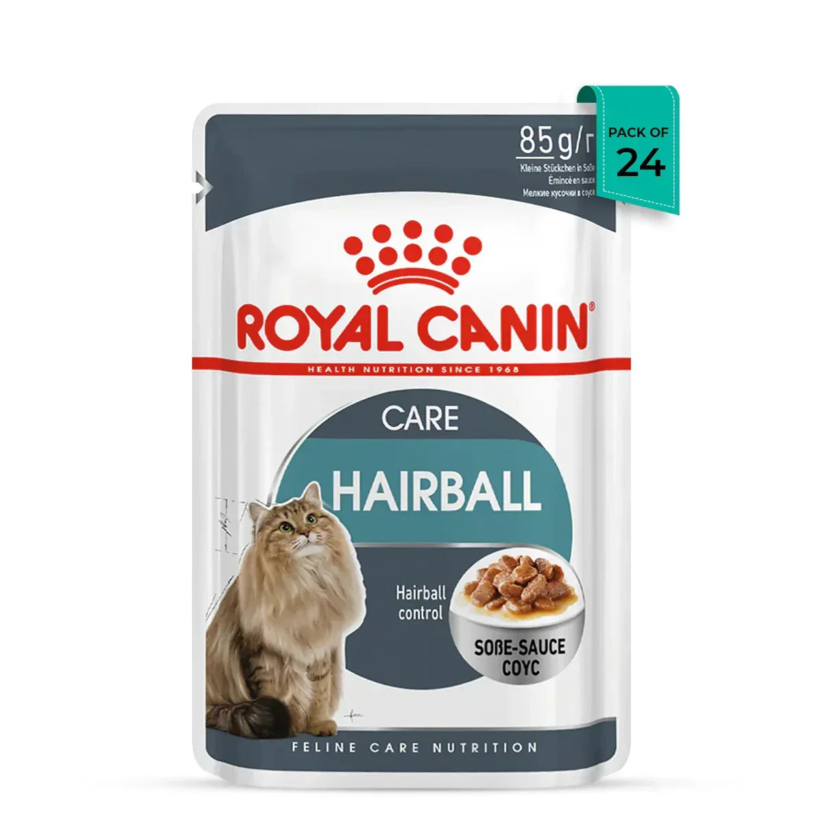 Royal Canin Hairball Care Wet Cat Food - All Breed Adult - 85g - Zigly