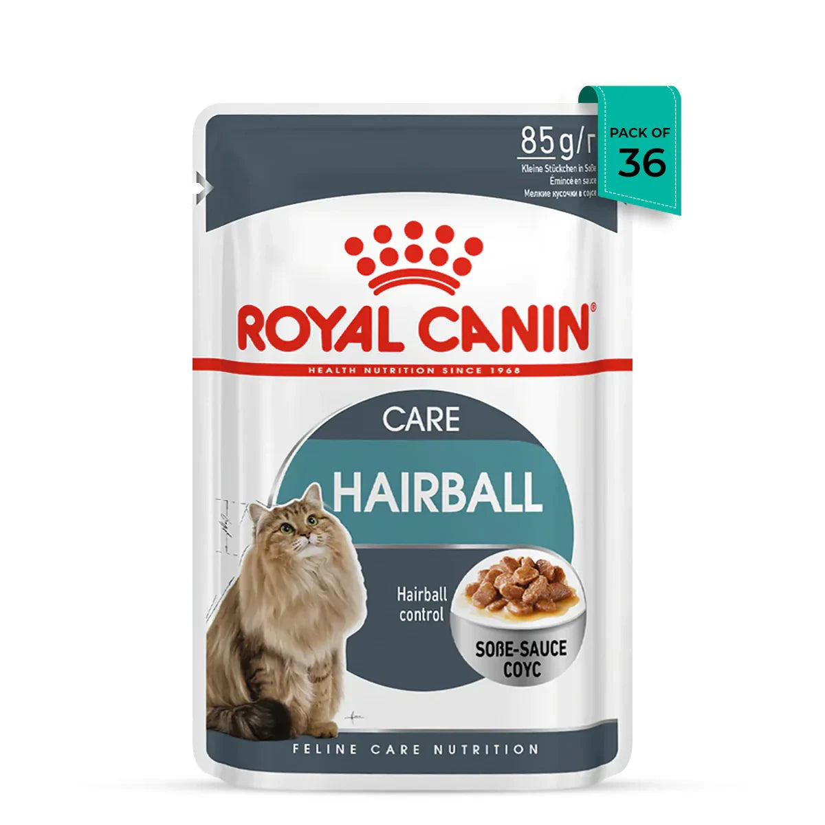 Royal Canin Hairball Care Wet Cat Food - All Breed Adult - 85g - Zigly