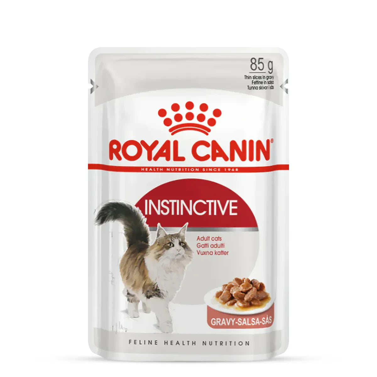 Royal Canin Instinctive Wet Cat Food - All Breed Adult - 85g - Zigly
