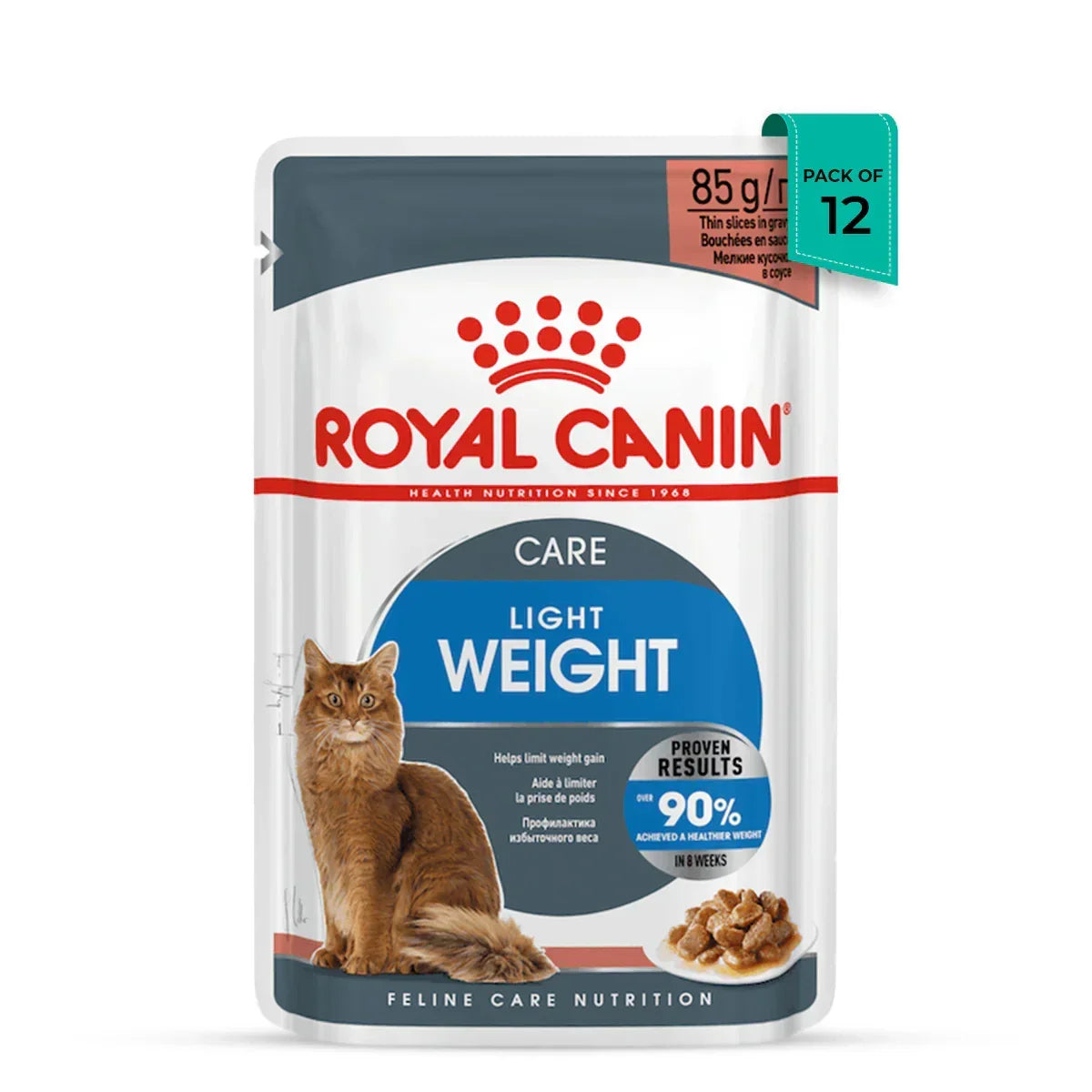 Royal Canin Light Weight Care Wet Cat Food - 85g - Zigly