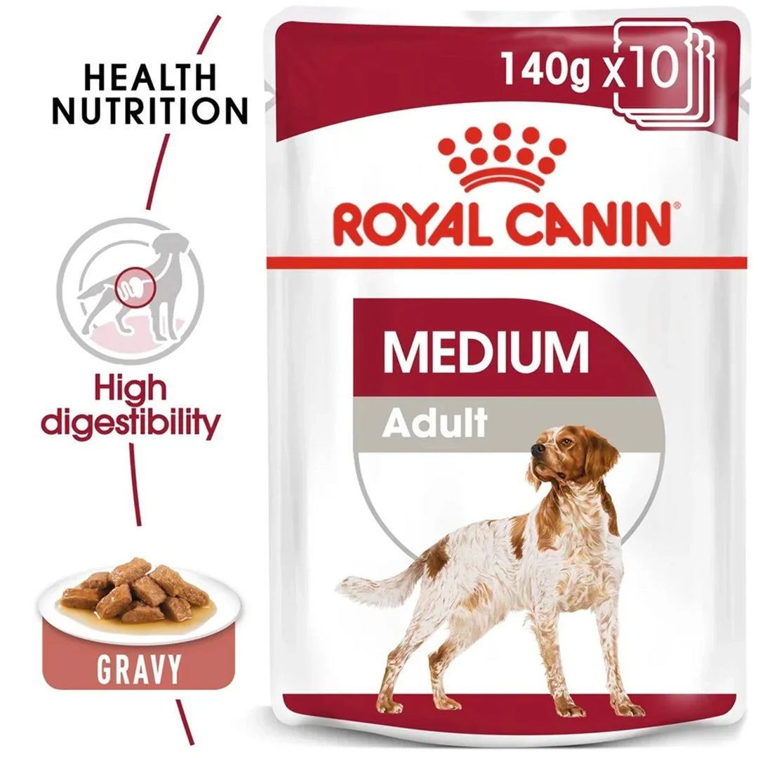 Royal Canin Medium Adult Wet Dog Food - 140g - Zigly