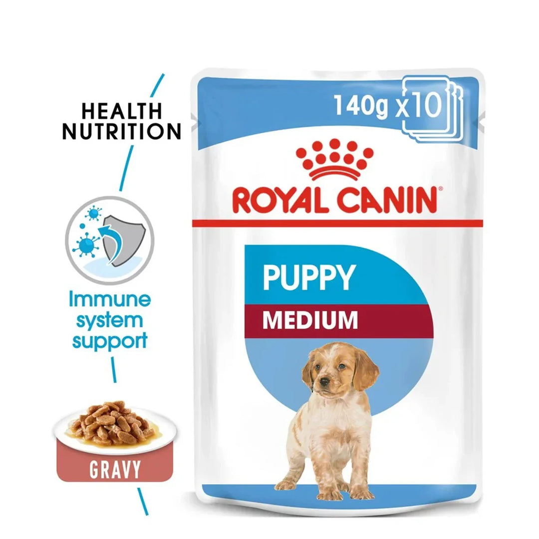 Royal Canin Medium Puppy Wet Dog Food 140g - Zigly