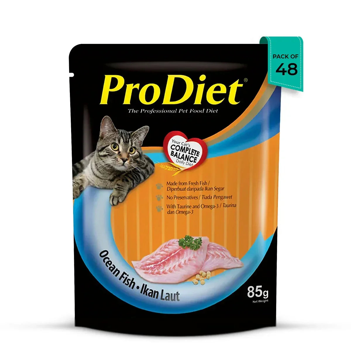 ProDiet Ocean Fish Wet Cat Food - 85g - Zigly
