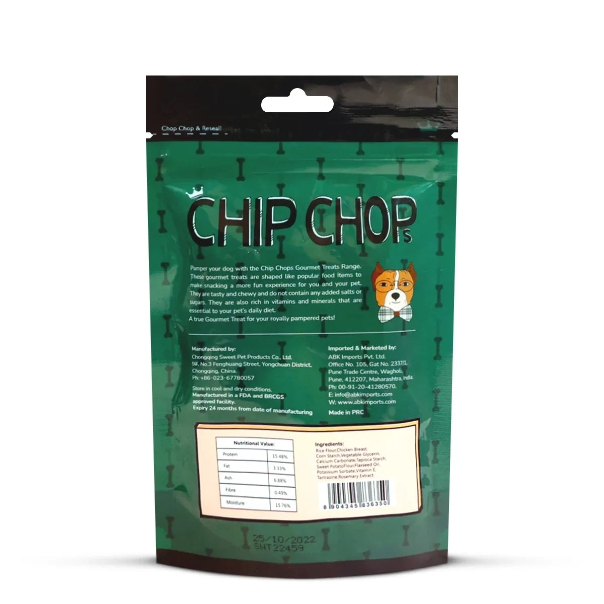 Chip Chops Chicken Donuts Dog Meaty Treat  80g - Zigly