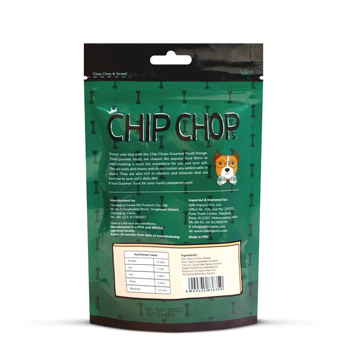 Chip Chops Chicken Donuts Dog Meaty Treat 80g - Zigly