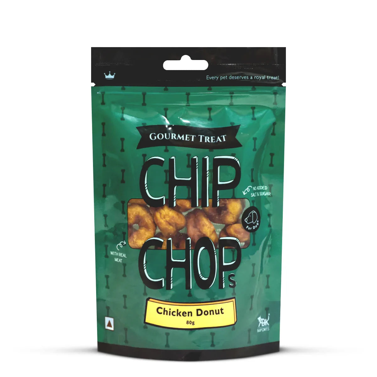 Chip Chops Chicken Donuts Dog Meaty Treat  80g - Zigly
