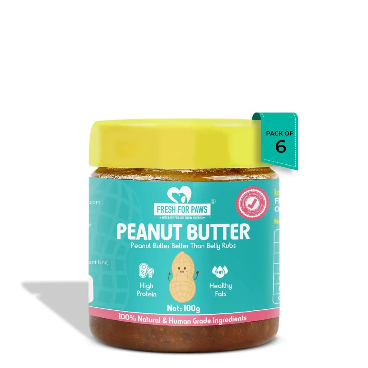 Fresh For Paws Peanut Butter Dog Treat - Zigly