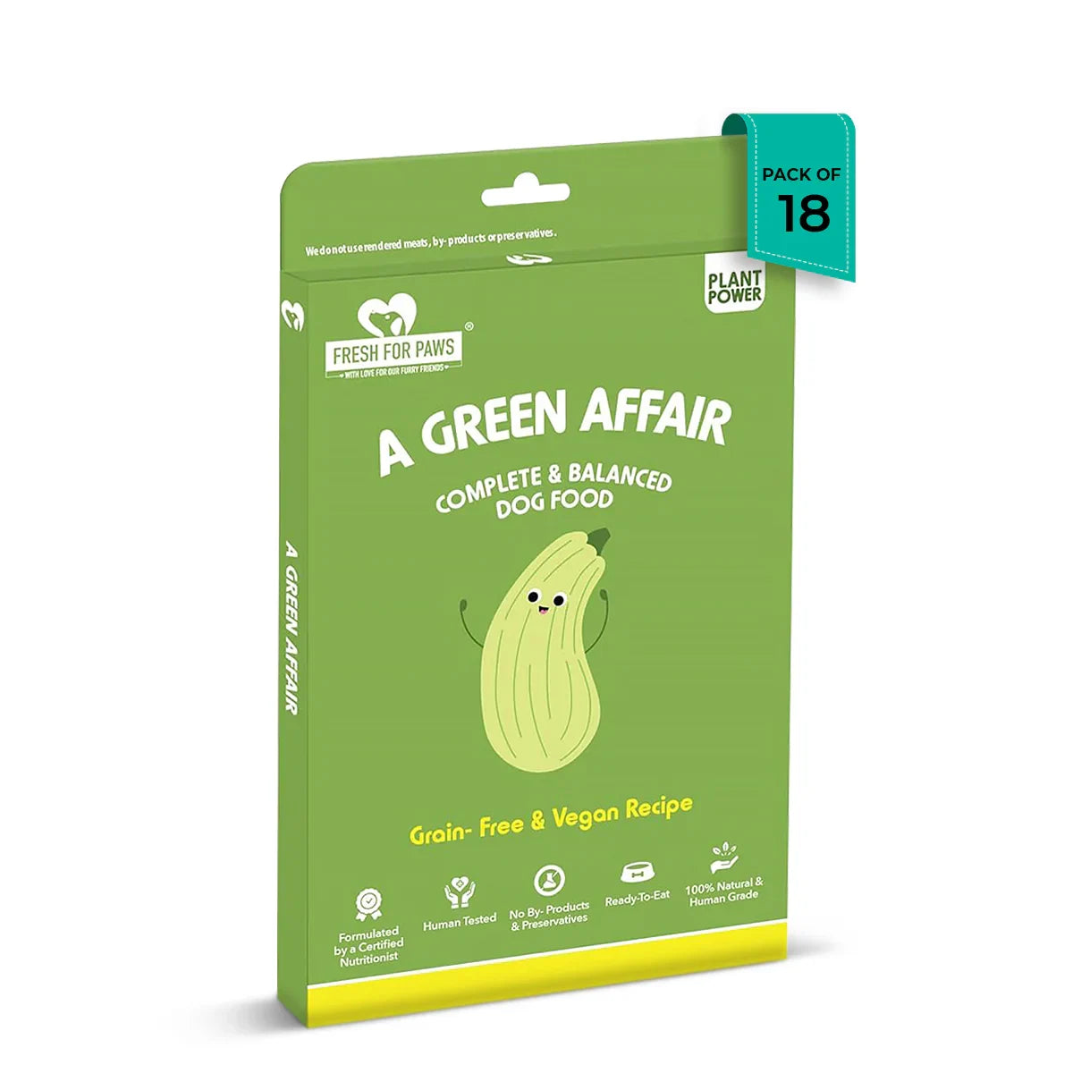 Fresh For Paws A green Affair Fresh Dog Food - All Breed Adult - Zigly