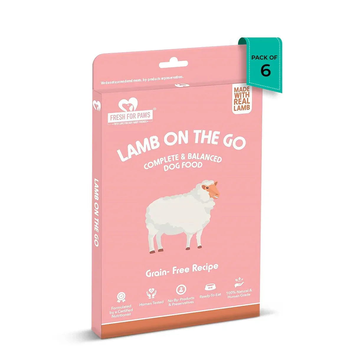 Fresh For Paws Lamb On The Go - All Breed Adult - Zigly