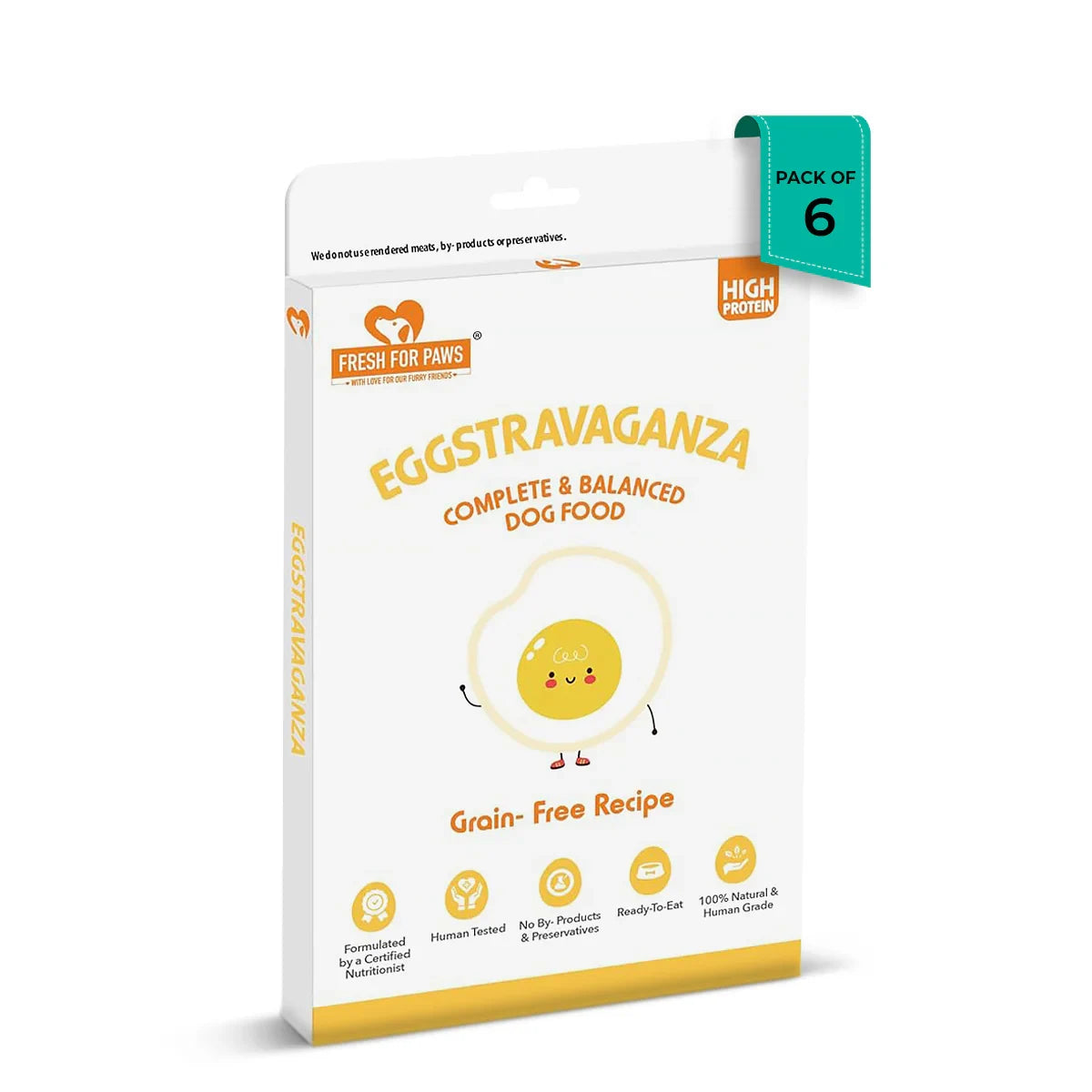 Fresh For Paws Eggstravaganza Fresh Dog Food - All Breed Adult - Zigly