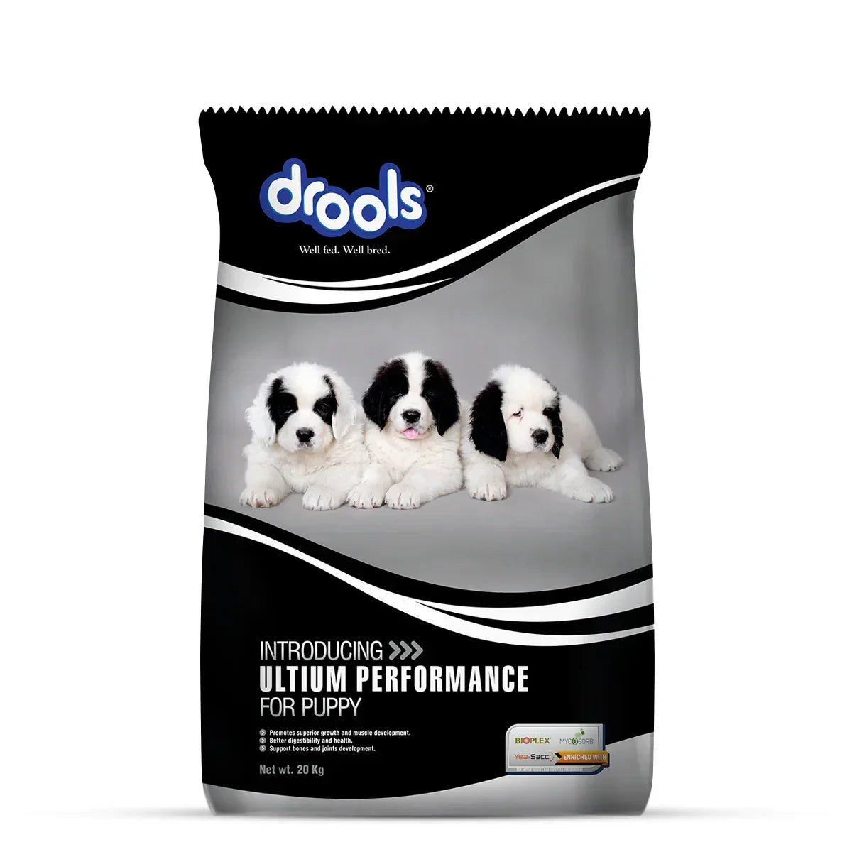 Drools Ultium Performance Chunk Dry Puppy Food 20kg Zigly