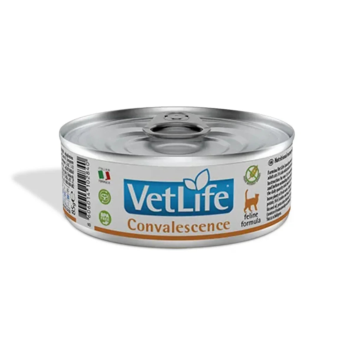 Farmina Vet Life Natural Diet Convalescence Wet Cat Food - All Breed Adult - (12 Cans) X 85gs - 1.02kg - Zigly