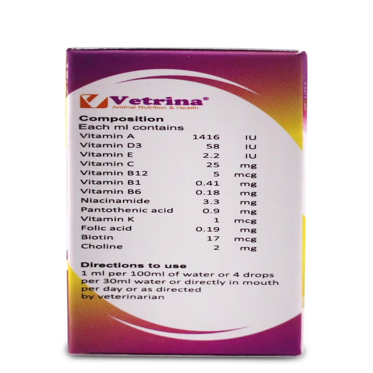 Vetrina Vetrivit Rabbit Multivitamin Supplements - 30ml