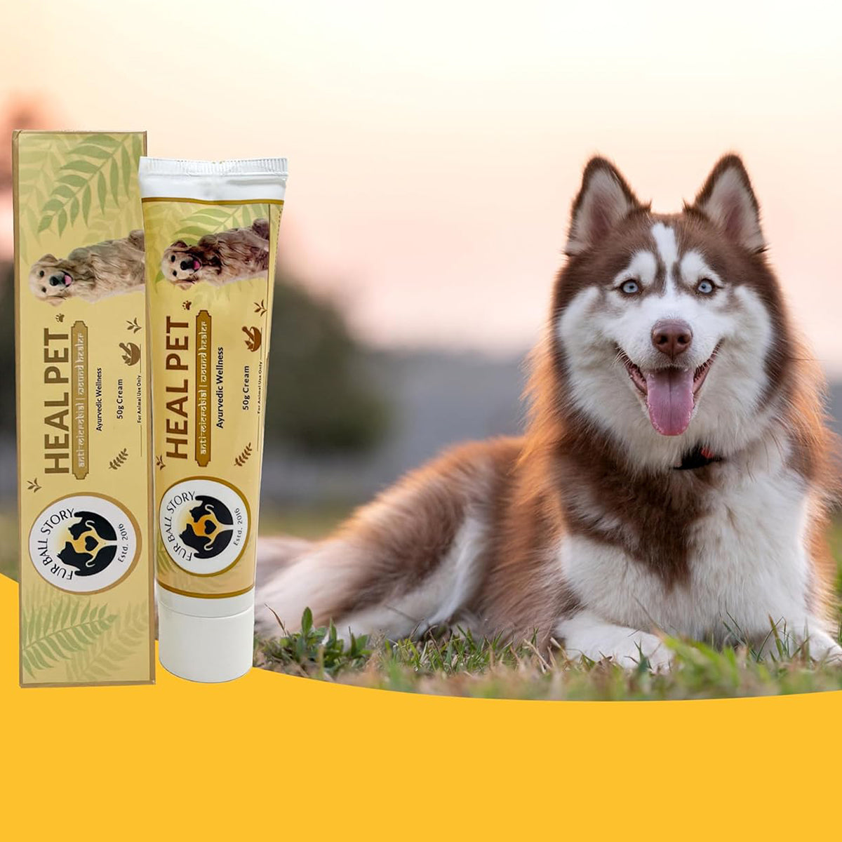 Fur Ball Story Heal Pet Veterinary Herbal Ointment - 50g