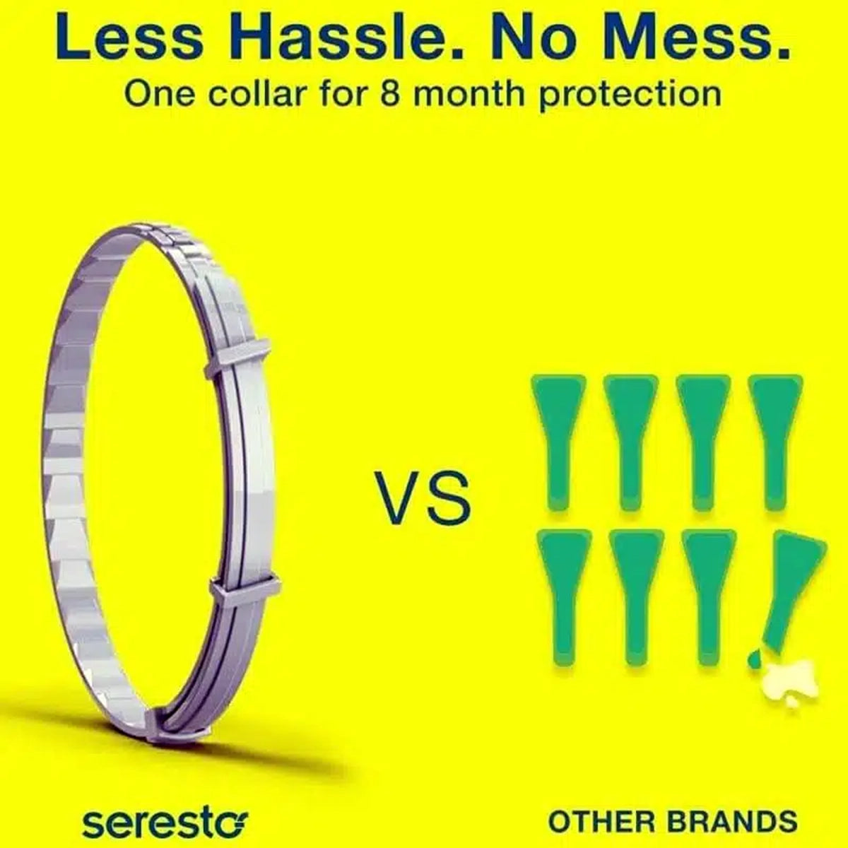 Bayer Seresto 8-Month Flea n Tick Collar for Large Dogs Up to 8kg