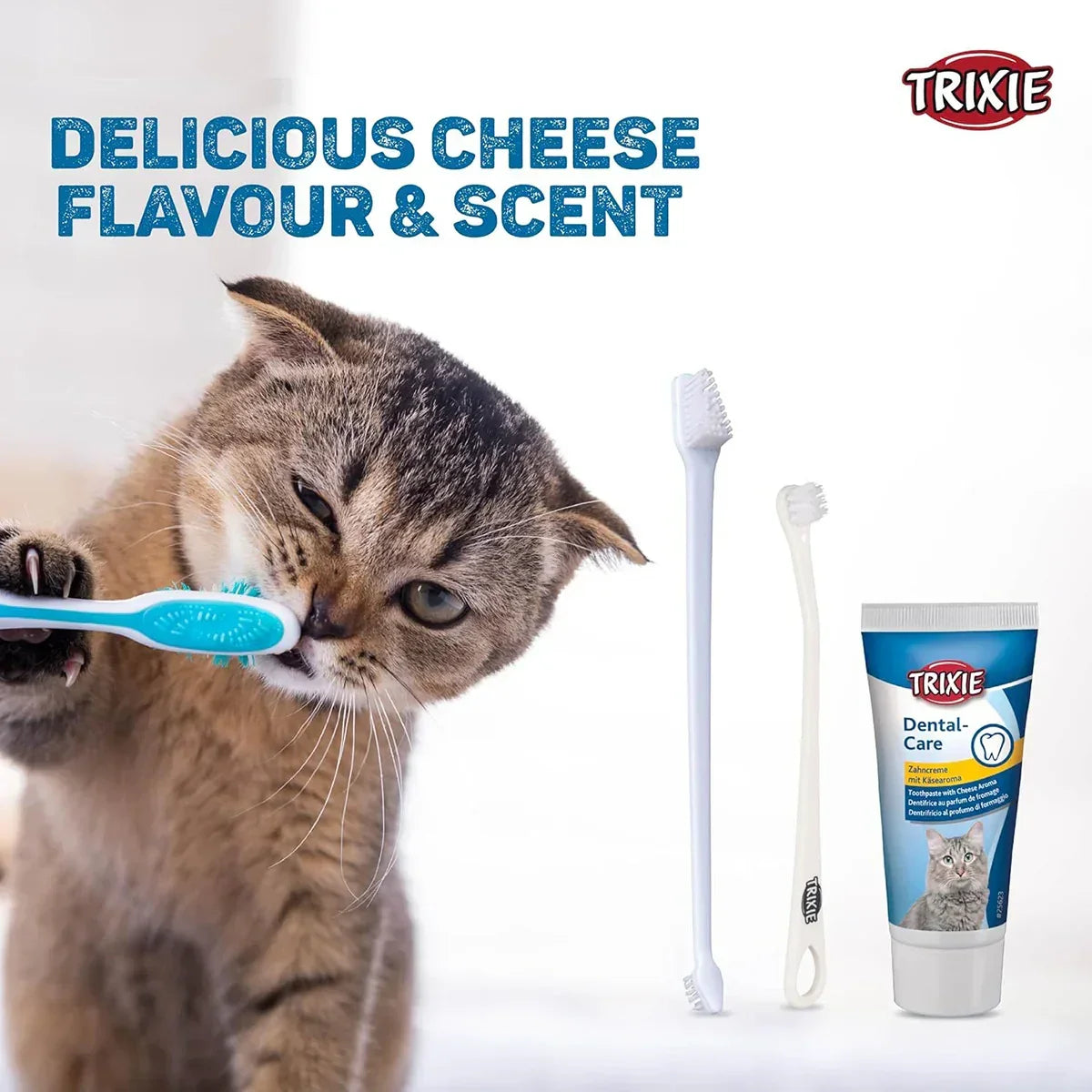 Trixie Cat Orall Hygiene Set - Zigly