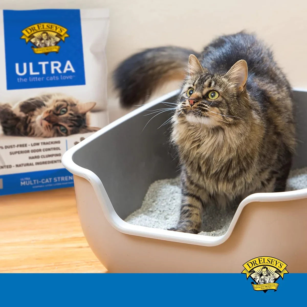 Dr. Elsey's Precious Cat Ultra Litter - Unscented - 8.16kg - Zigly