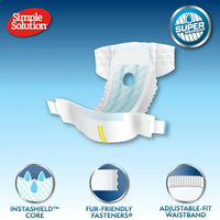 Simple Solution Disposable Diapers - 12 Diapers - Zigly