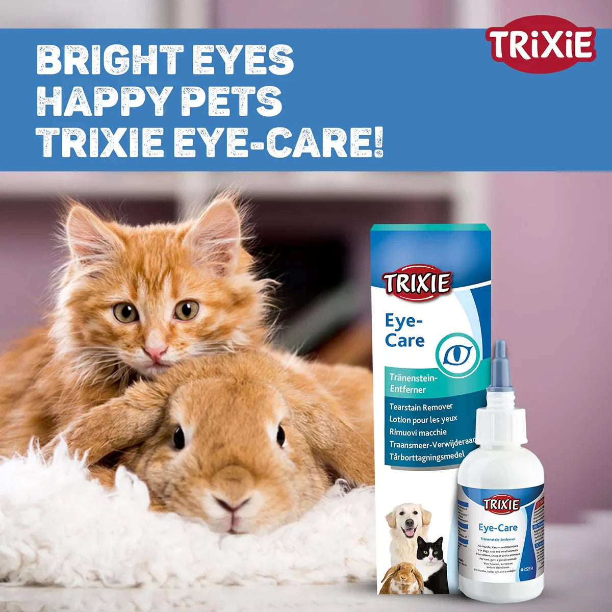 Trixie Tear Stain Remover for Dogs & Cats - 50ml - Zigly
