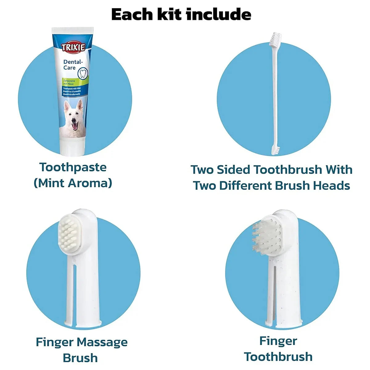 Trixie Dog Dental Hygiene Kit - Zigly