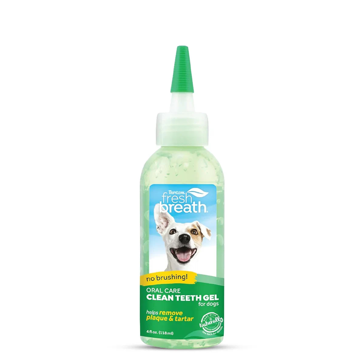 Tropiclean Fresh Breath Clean Teeth Brushing Gel For Dog - 59ml - Zigly