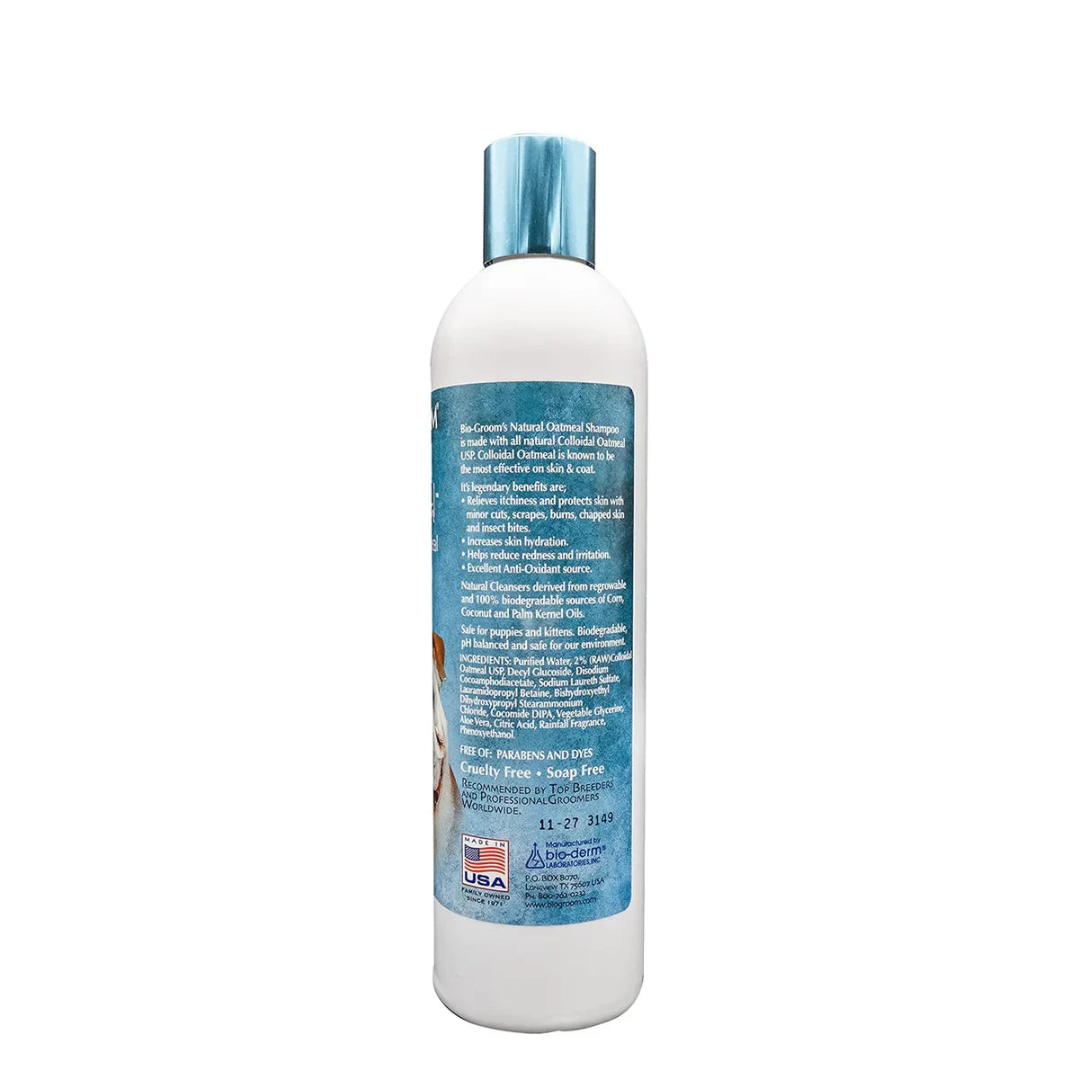 Bio-Groom Natural Oatmeal Soothing Dog Shampoo - 355ml - Zigly