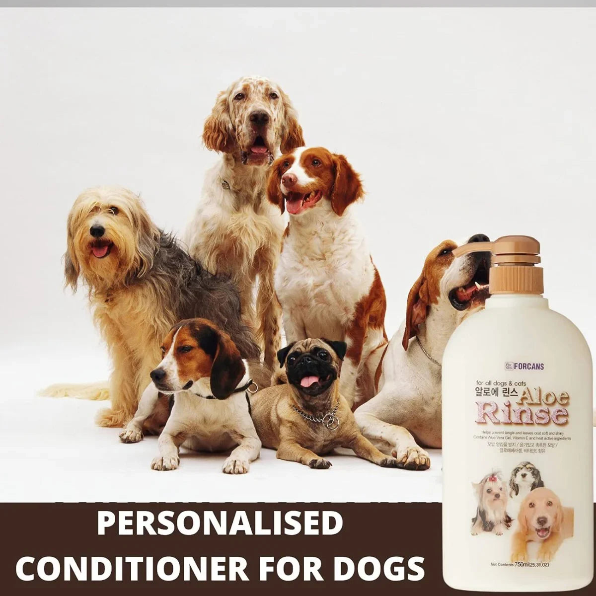 Forbis Aloe Rinse Dog Conditioner - 750 ml - Zigly