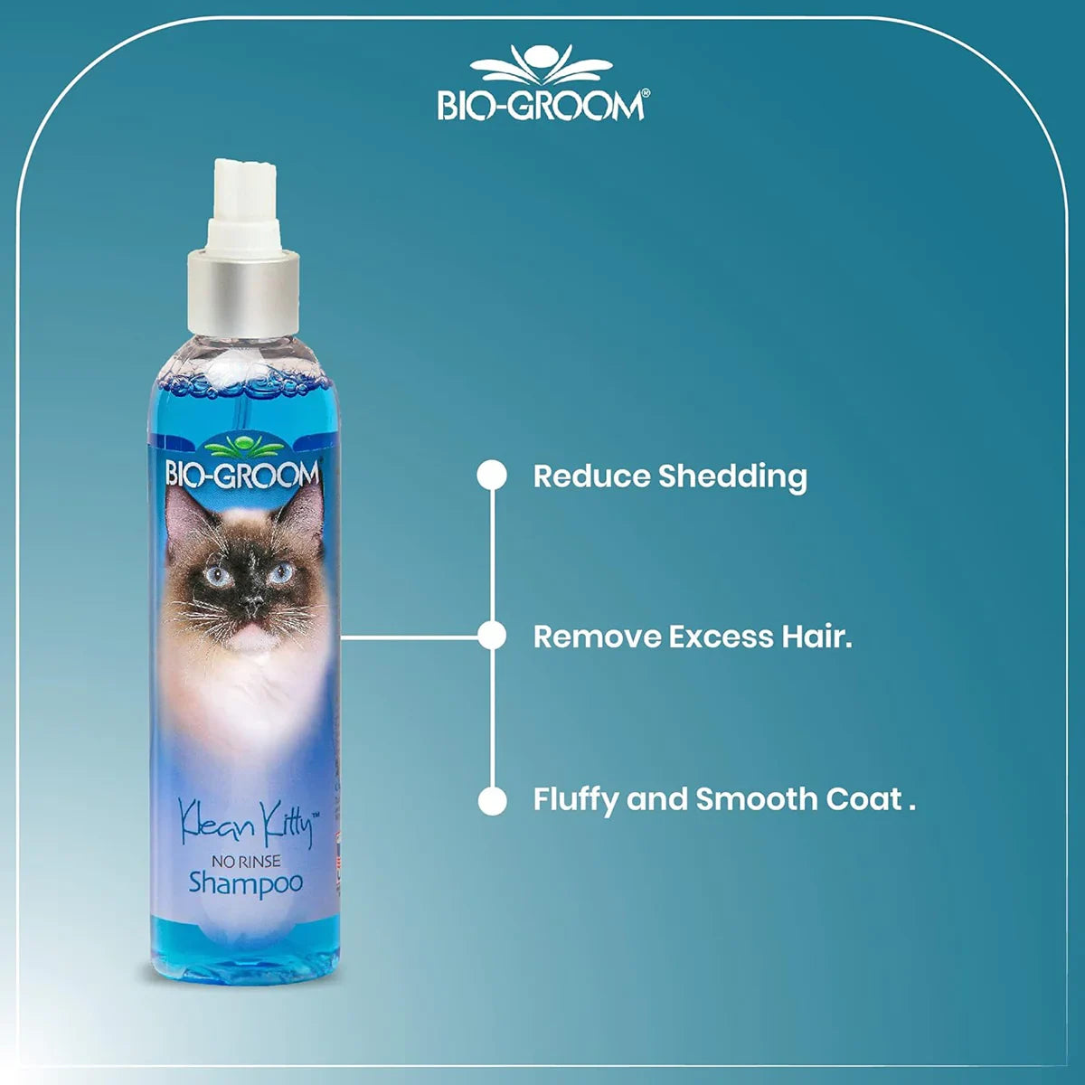 Bio-Groom Klean Kitty Waterless Cat Shampoo - 236 ml - Zigly