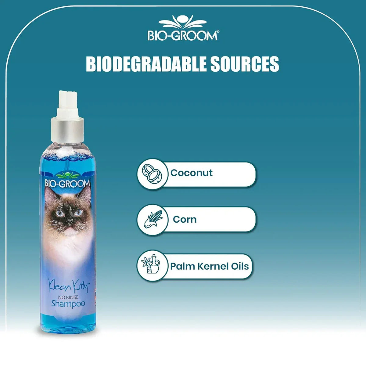 Bio-Groom Klean Kitty Waterless Cat Shampoo - 236 ml - Zigly