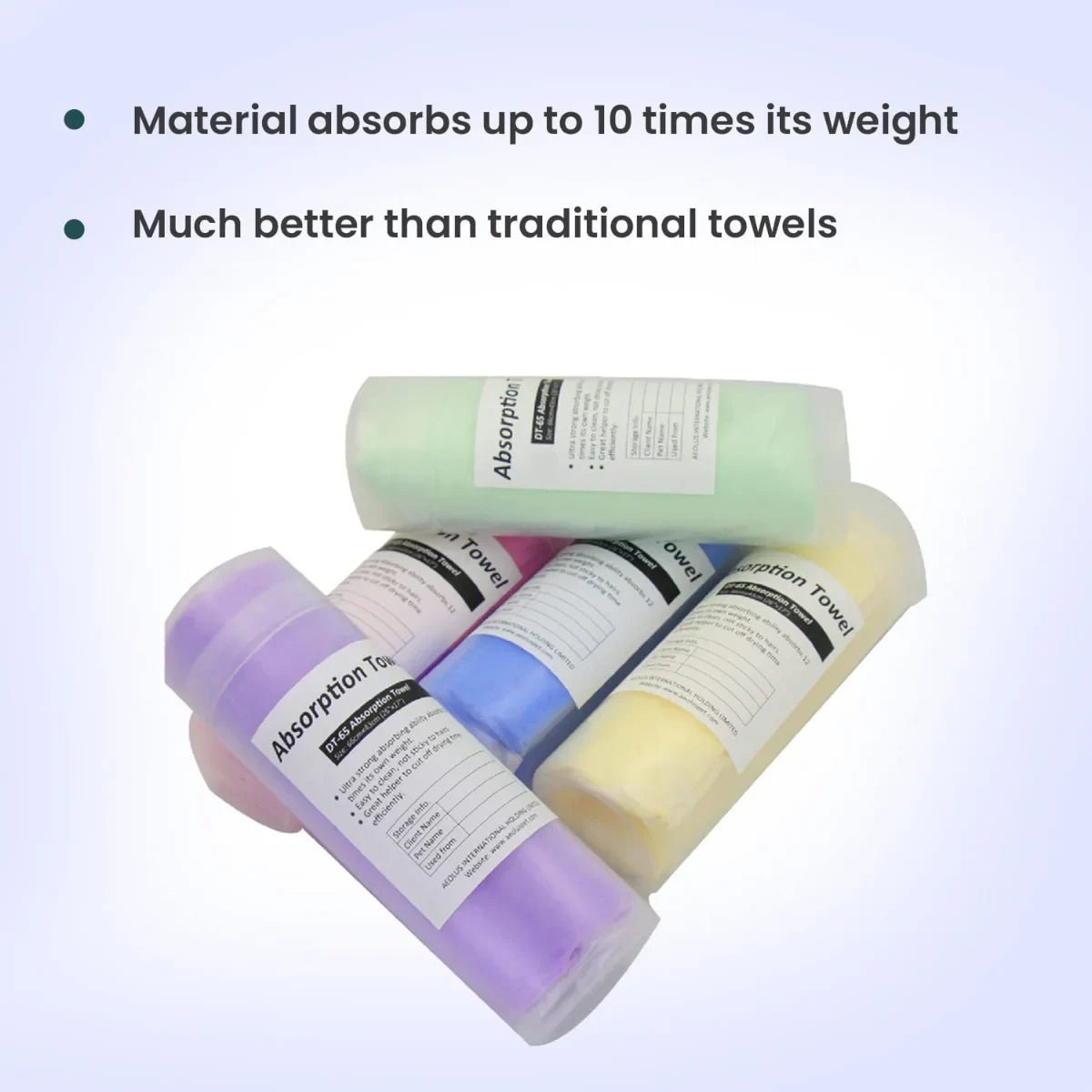 Aeolus Super Dry Absorption Towels - Assorted Colours - Zigly