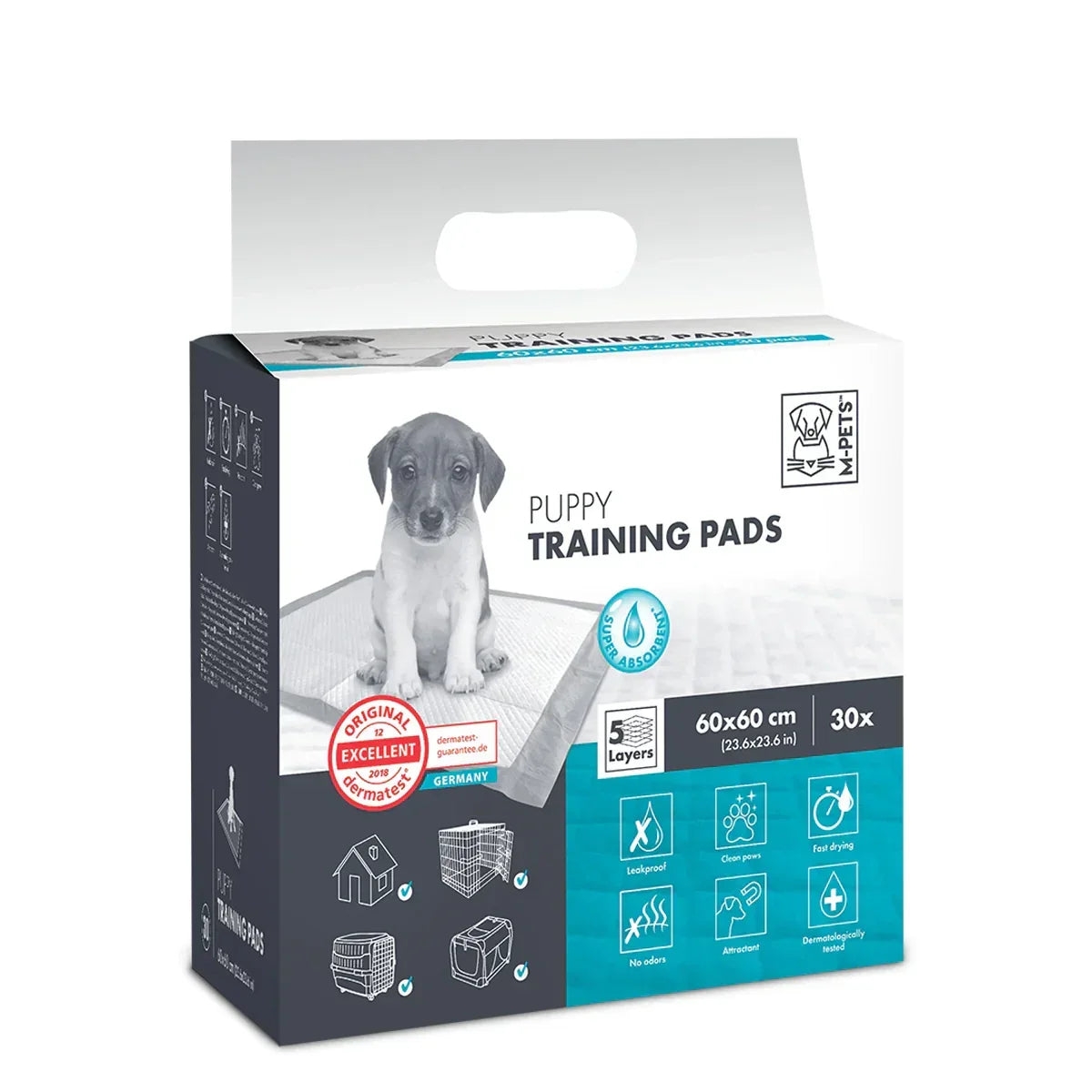 M-Pets Puppy Training Pads - 30 Pads - Zigly