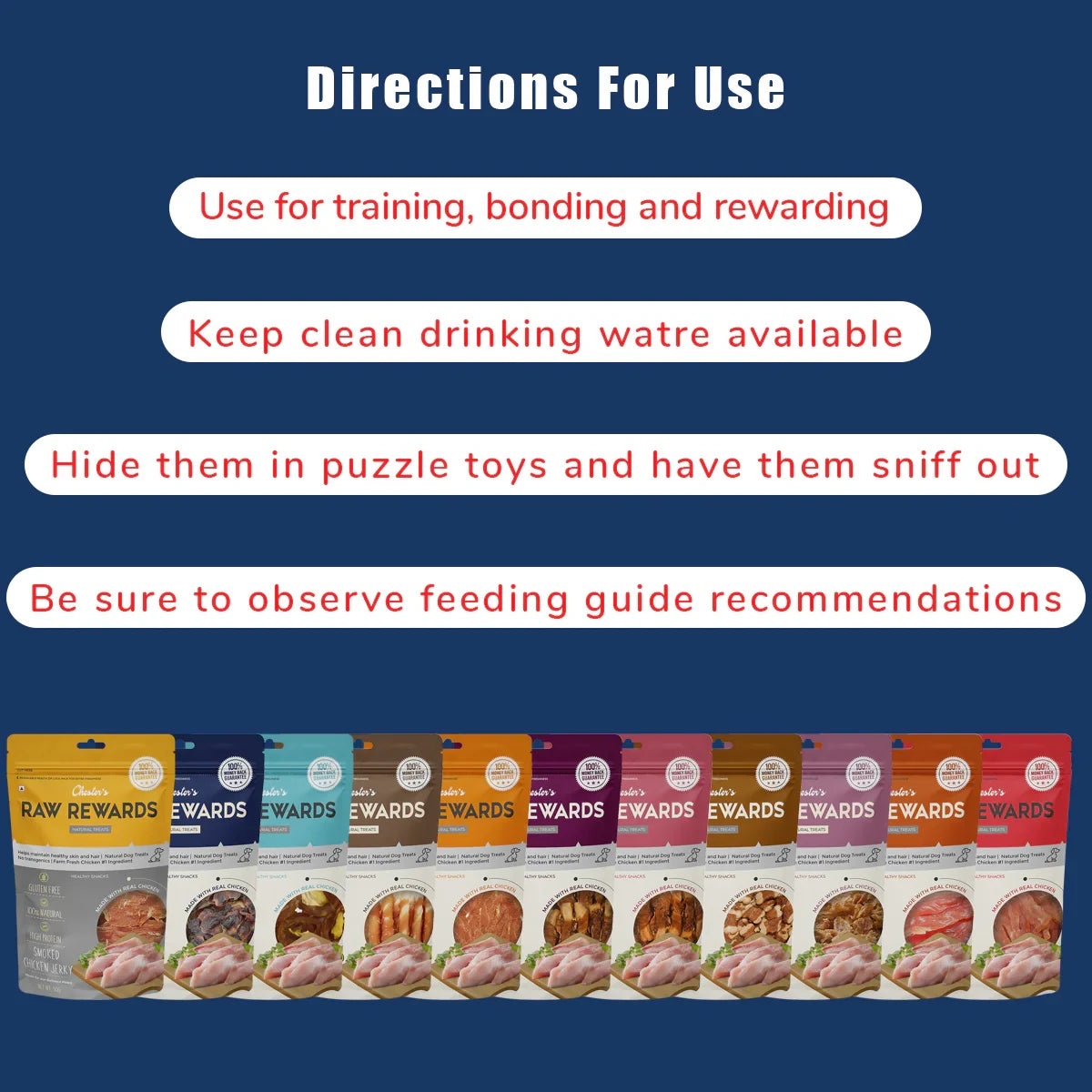 Chesters Raw Rewards Soft Chicken Tenders Dog Treat - 50g - Zigly