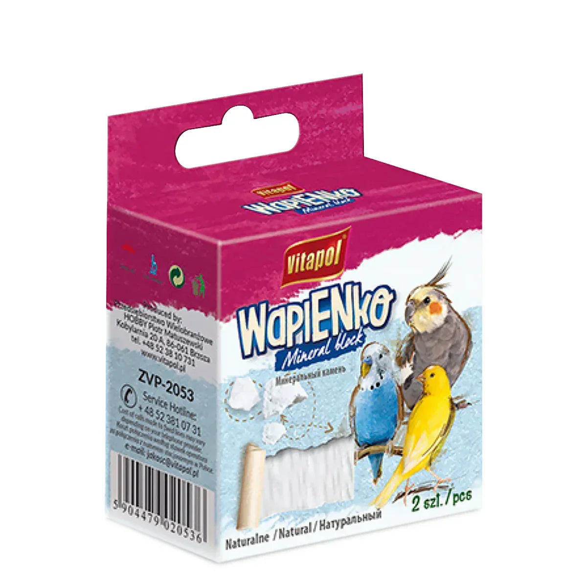 Vitapol Mineral Block For Birds Natural 35g - Zigly