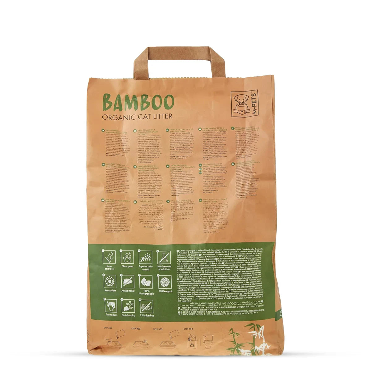 M-Pets Bamboo Cat Litter - 5 Litre - Zigly