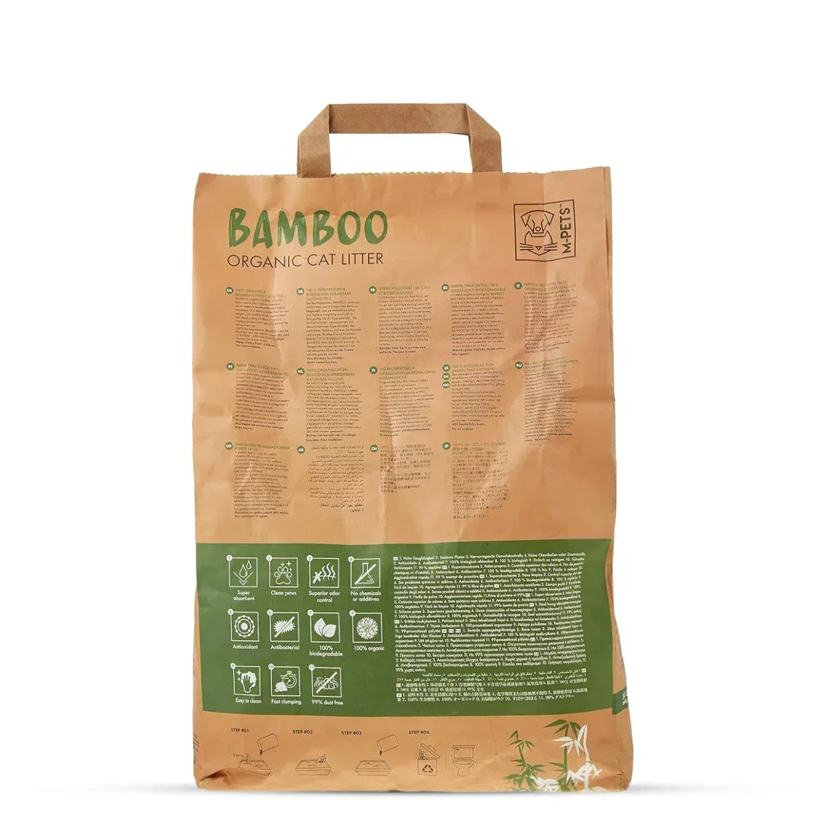M-Pets Bamboo Cat Litter - 5 Litre - Zigly
