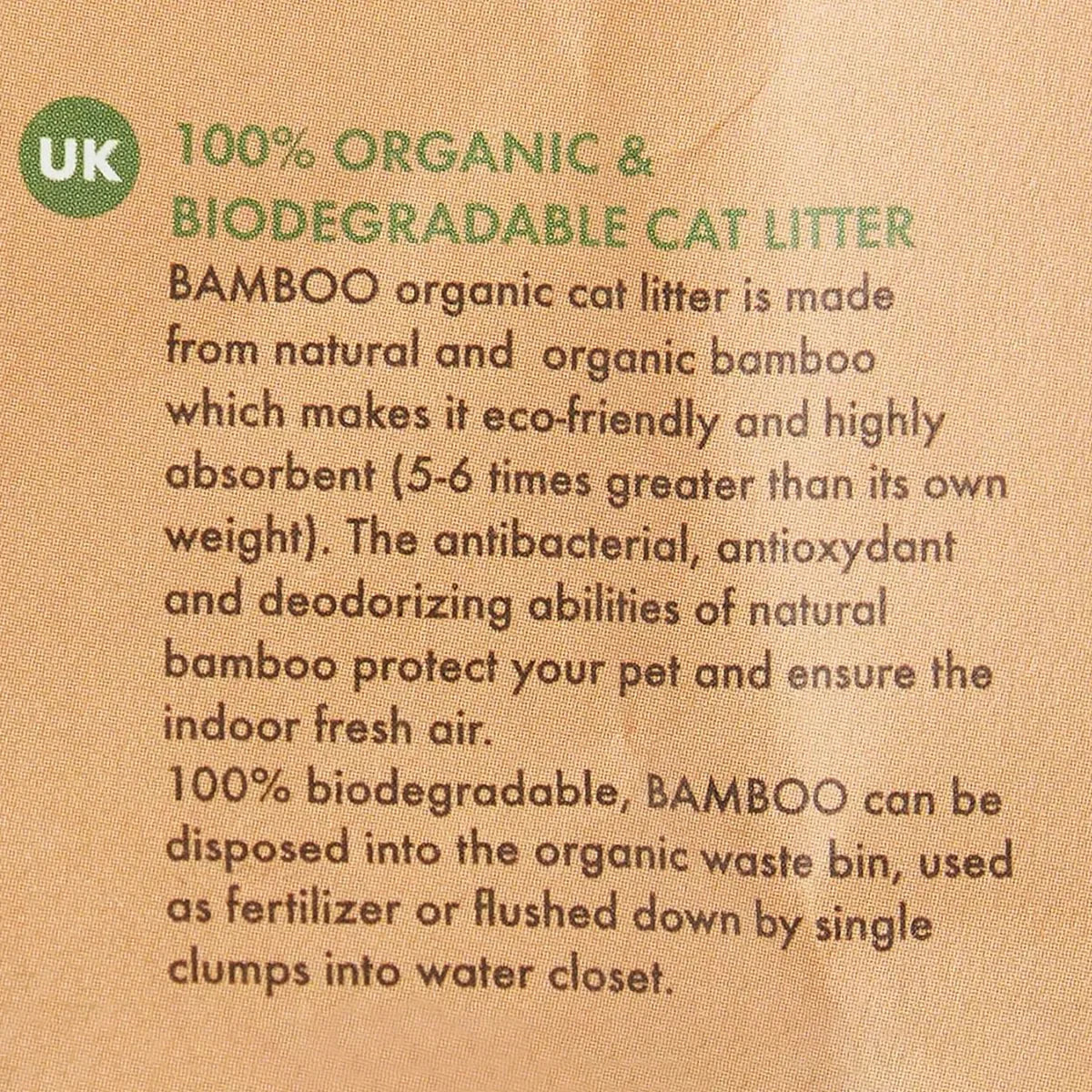 M-Pets Bamboo Cat Litter - 5 Litre - Zigly