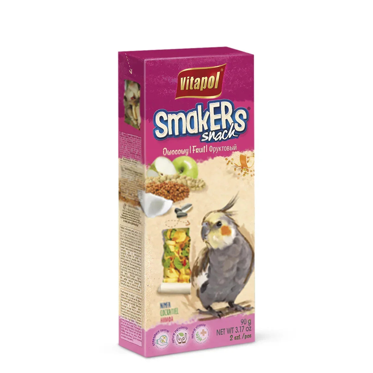 Vitapol Fruit Smakers For Cockatiel 90g - Zigly