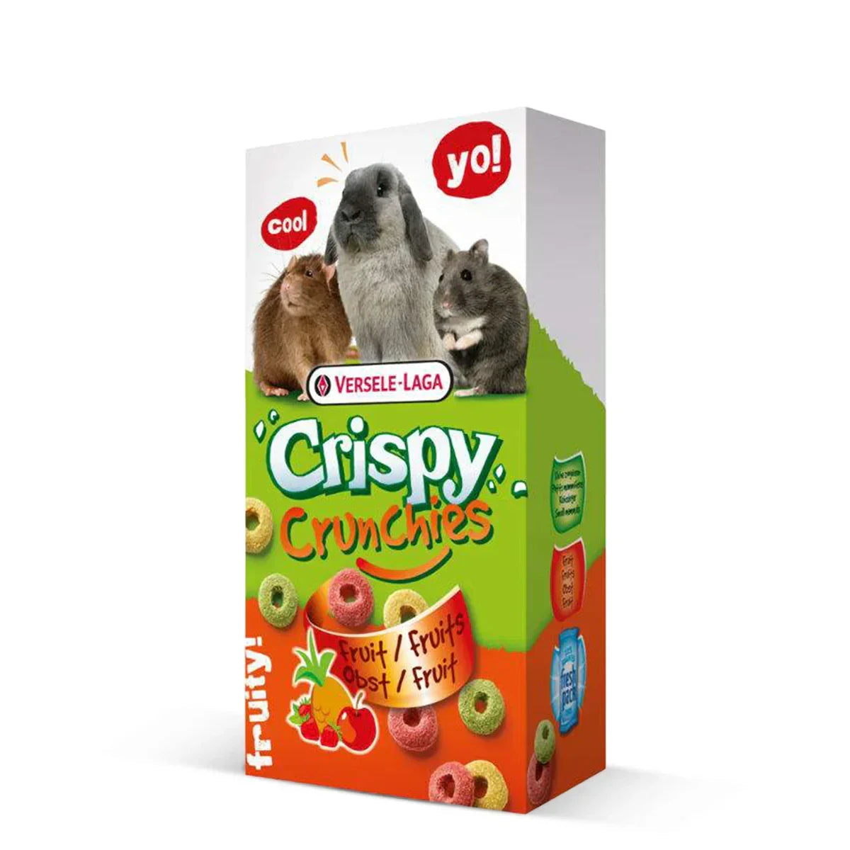 Versele Laga Small Animal Food Crispy Crunchies Fruits - 75g - Zigly