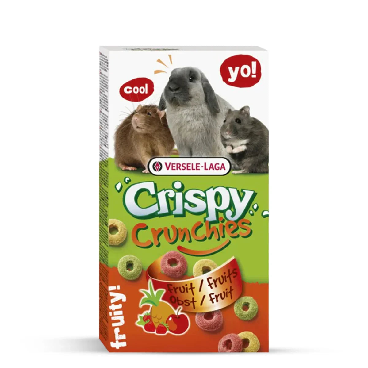 Versele Laga Small Animal Food Crispy Crunchies Fruits - 75g - Zigly