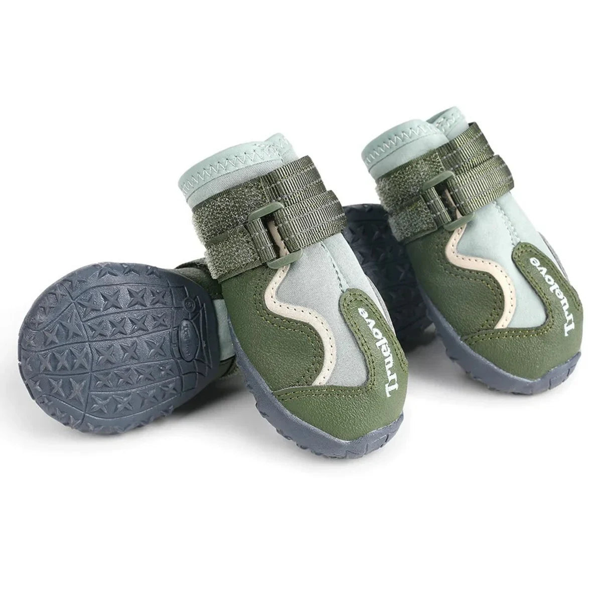 Truelove Water Resistance Dog Shoes With Tpr Sole - Zigly