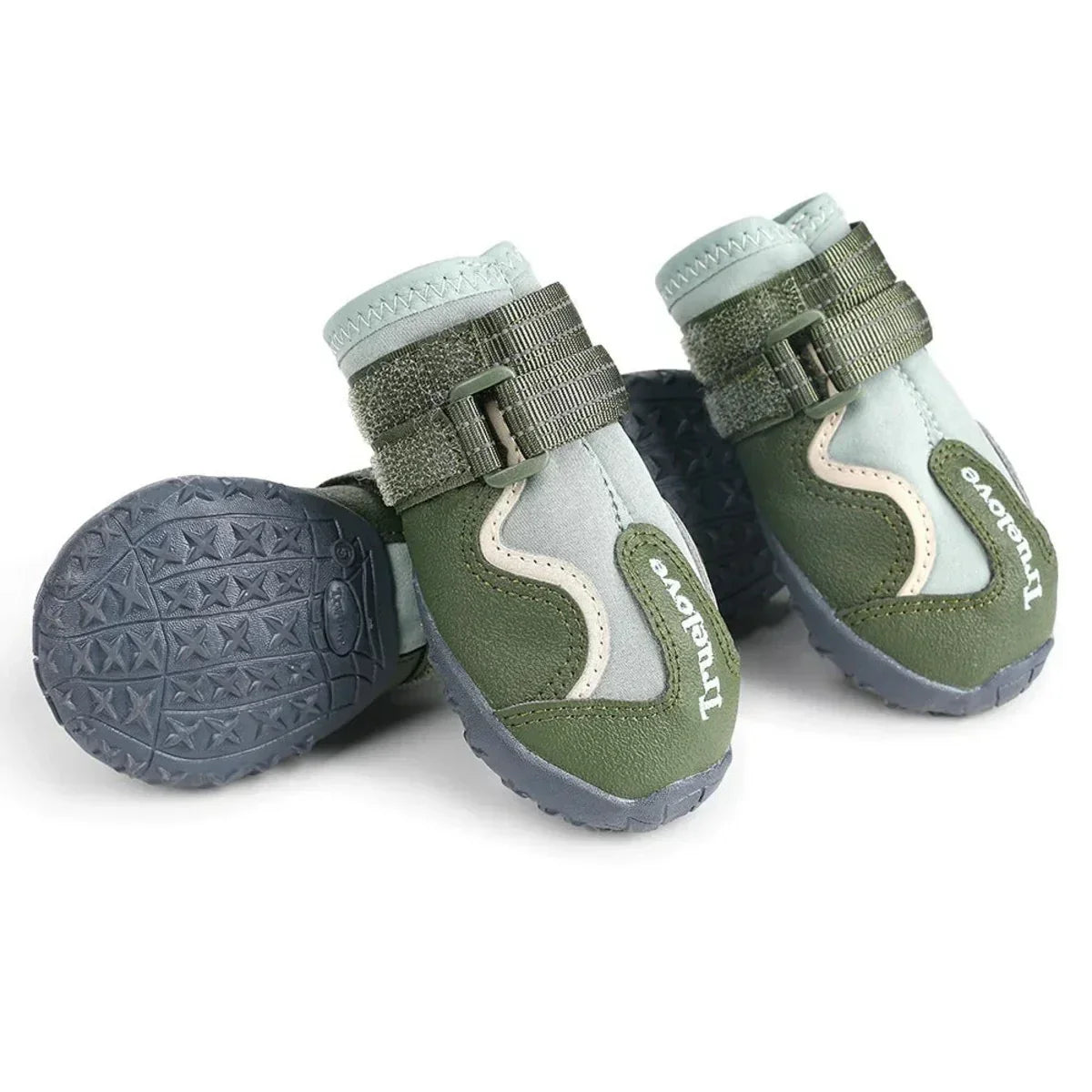 Truelove Water Resistance Dog Shoes With Tpr Sole - Zigly