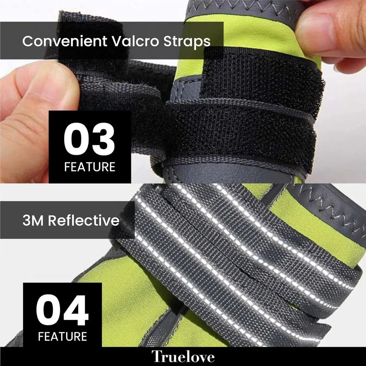 Truelove Pet Boots - Neon Yellow - Zigly