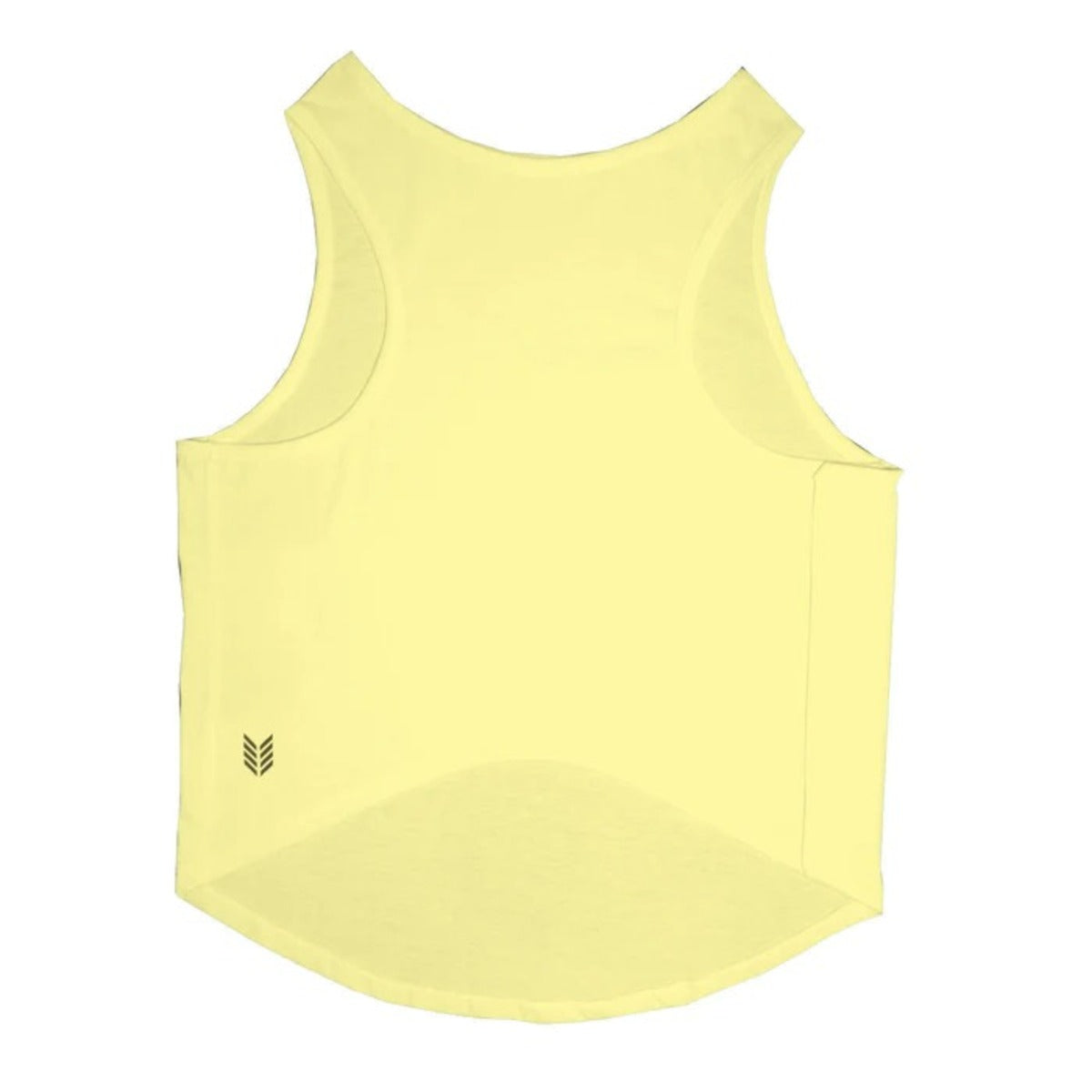 Ruse Family Favourite Printed Tank Dog Tee - Lemon Yellow - Zigly