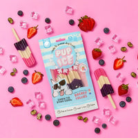 Imaginelles Pup Ice Rocket Lollies Blueberry & Strawberry Dog Treat - 2 Pieces - 90g - Zigly