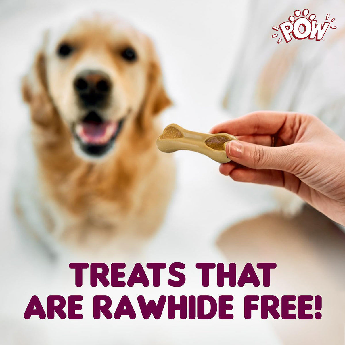 Imaginelles Pow Chicken & Duck Filled Bones Meaty Dog Treat - 2 Pieces - 128g - Zigly