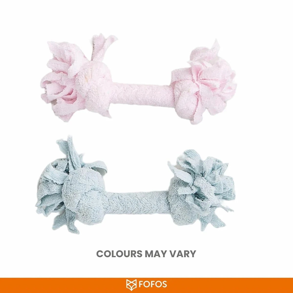 Fofos Terry Rope 2Knots Puppy Toy - Zigly